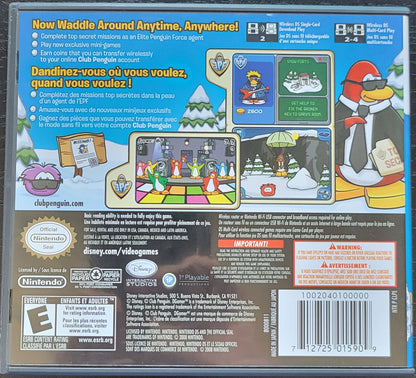 Club Penguin: Elite Penguin Force - Nintendo DS - Handheld Console NTSC Cartridge Only Tested & Working