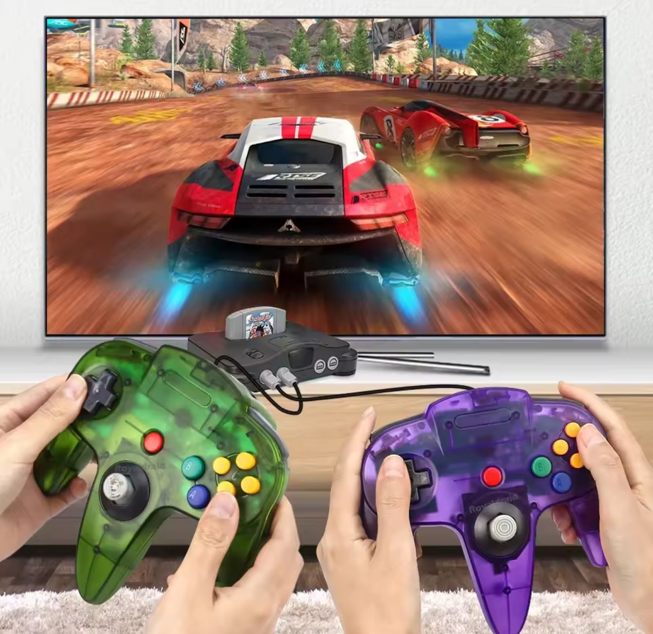 Nintendo 64 (N64) Wired Controller | Translucent Colors | Replacement Gamepad | Brand New