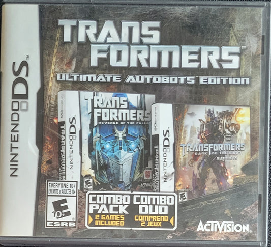 🤖 Transformers: Ultimate Autobots Edition (2 Games in 1) – Nintendo DS – Re-Sealed – Cartridge Only Tested & Working