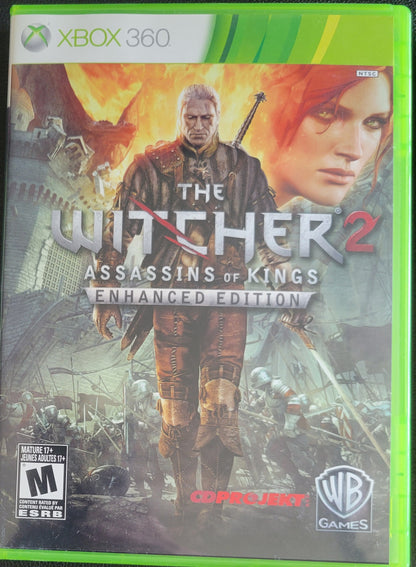 The Witcher 2: Assassin's Of Kings Enhanced Edition - (CIB) - Microsoft XBOX 360 - Pre-Owned Like New CLEAN DISC