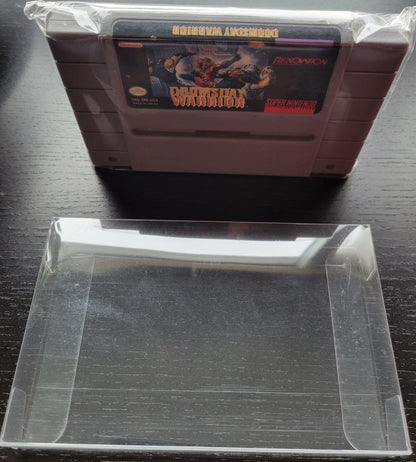 Authentic DOOMSDAY WARRIORS - SNES - Super Nintendo Ent. System NTSC Cartridge + Protector