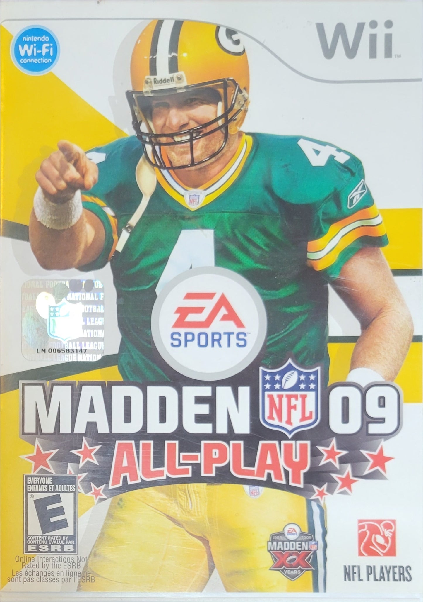 Madden NFL 09 All‑Play – Nintendo Wii CIB – Clean Disc – Re‑Sealed