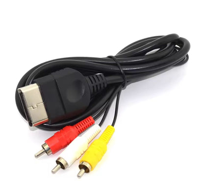 Original Xbox AV Cable (Aftermarket) | 3-Prong Composite Cable | Replacement