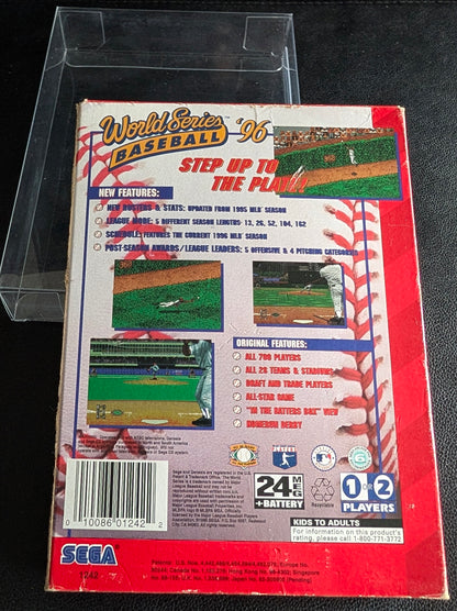World Series Baseball '96 - Boxed CIB (Sega Genesis) | 1996 | Sports / Baseball