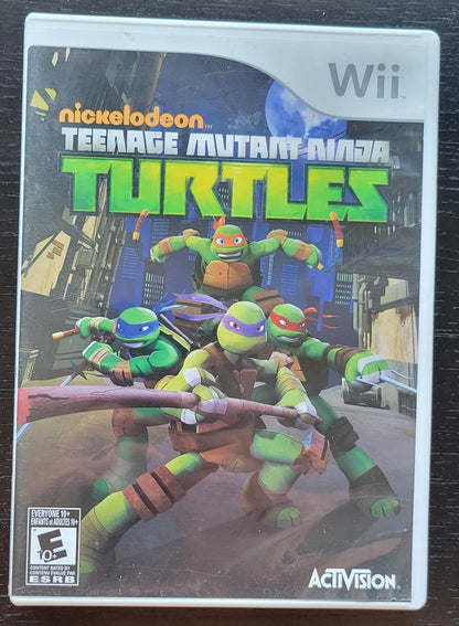 Nickelodeon Teenage Mutant Ninja Turtles - 2013 Nintendo - Wii - Entertainment System CIB Clean Disc Tested & Working