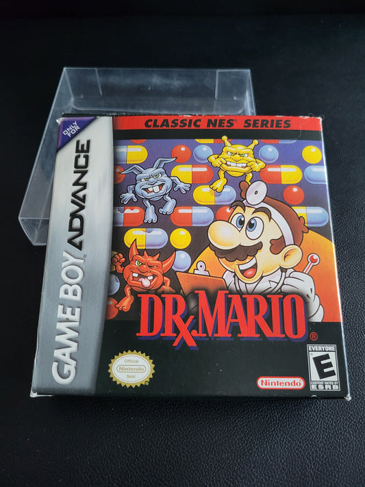Dr. X Mario (CIB) Classic NES Series 2004 (VG) - GAMEBOY ADVANCE - GBA + Protector