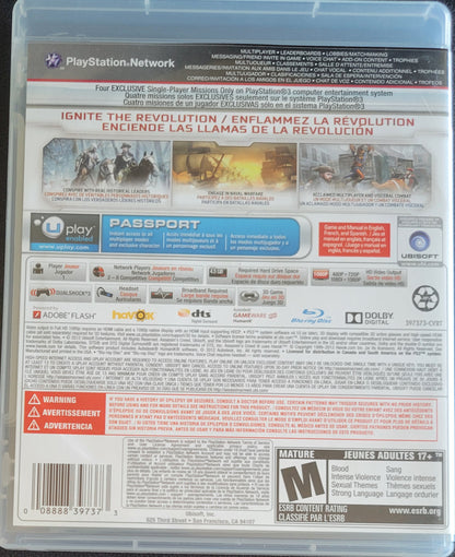 Assassin’s Creed 3 Signature Edition – Sony PlayStation 3 (PS3) | Pre-Owned, Tested & in Great Condition