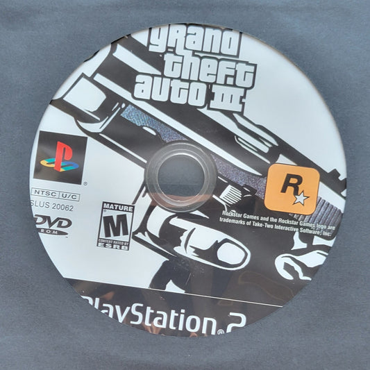 Grand Theft Auto 3 - Sony PlayStation 2 Ps2 (Disc Only) - Used  Condition