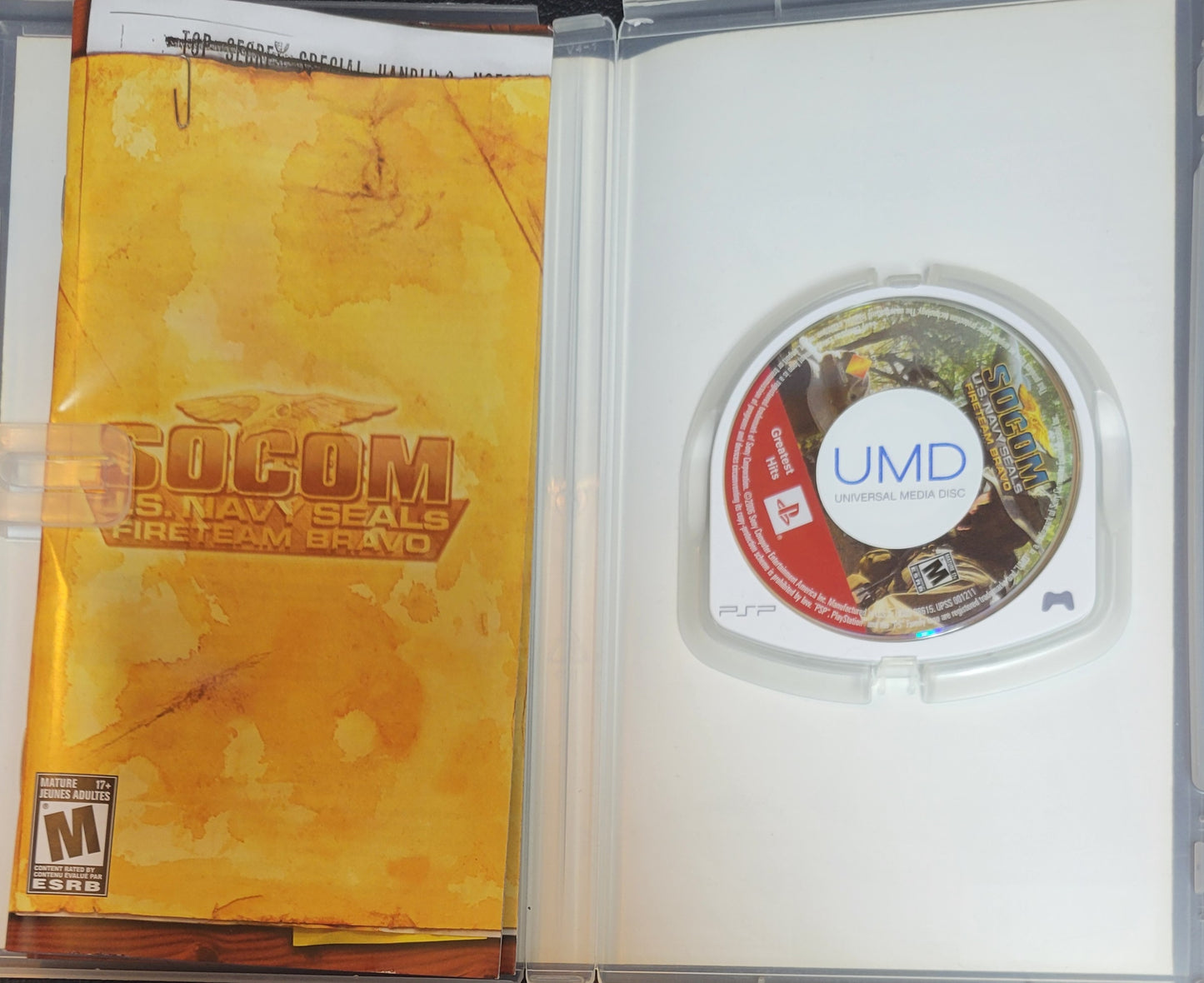 Socom US Navy Seals Fire team Bravo - Playstation Portable PSP