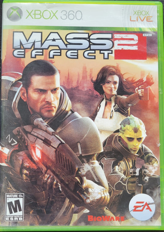 Mass Effect 2 - Microsoft XBOX 360 - CIB Pre-Owned Great Shape Tested & Working