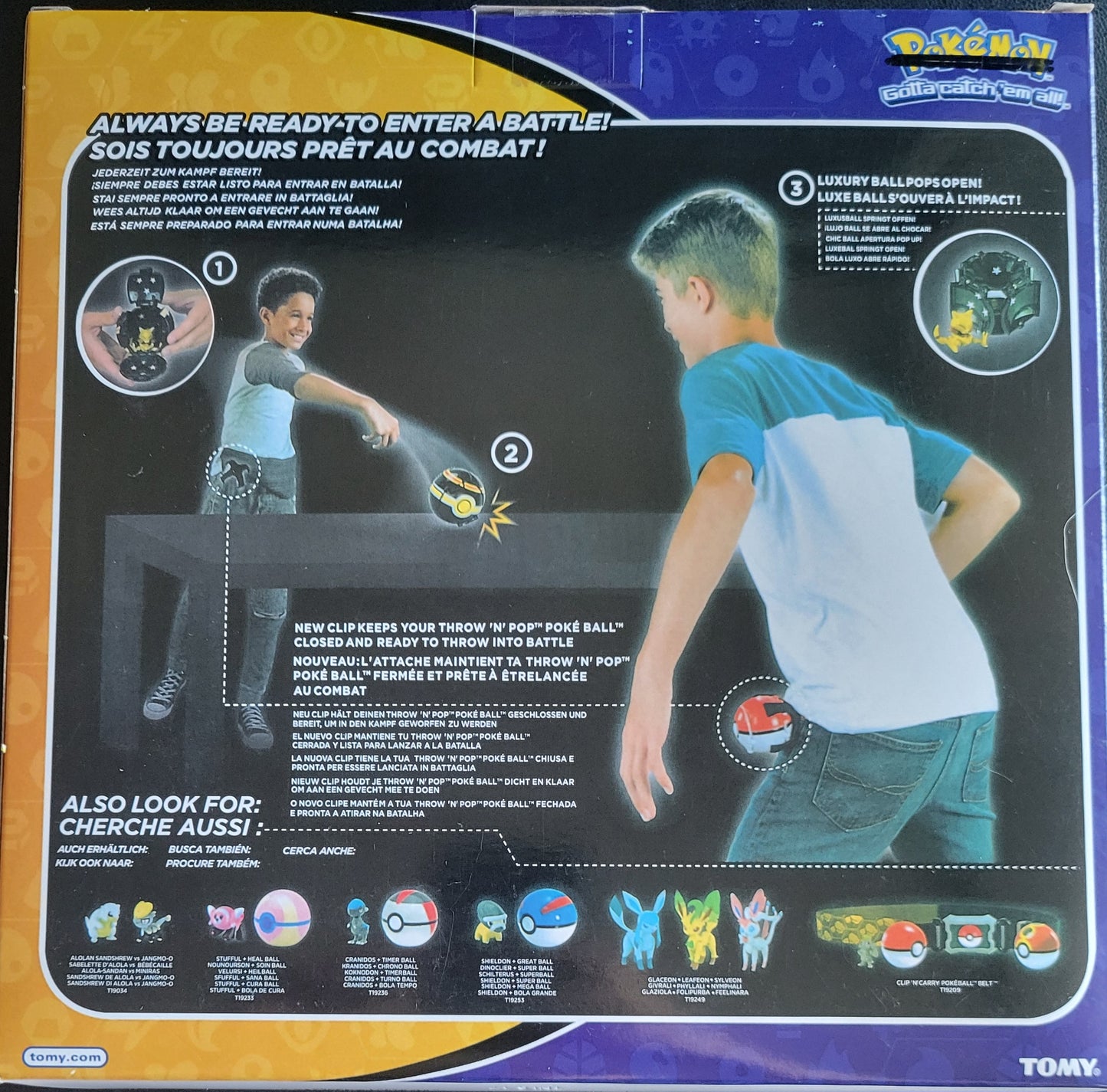 Pokémon Ultimate Throw ‘N Pop Poké Ball BattleSet – Pikachu & Abra by Tomy (Ages 4+) – Brand New / Factory Sealed