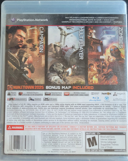 Call of Duty: Black Ops II – Sony PlayStation 3 (PS3) | Pre-Owned, Tested & in Great Condition