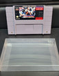 Authentic Capcom's MVP Football SNES - Super Nintendo Entertainment System Classic Arcade Game Great Original Condition Plus Plastic Protector