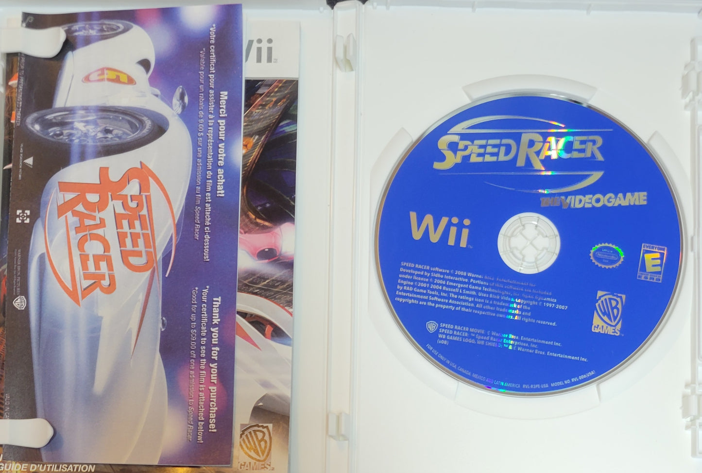 Speed Racer – 2008 Nintendo Wii CIB – RE-SEALED + Clean Disc