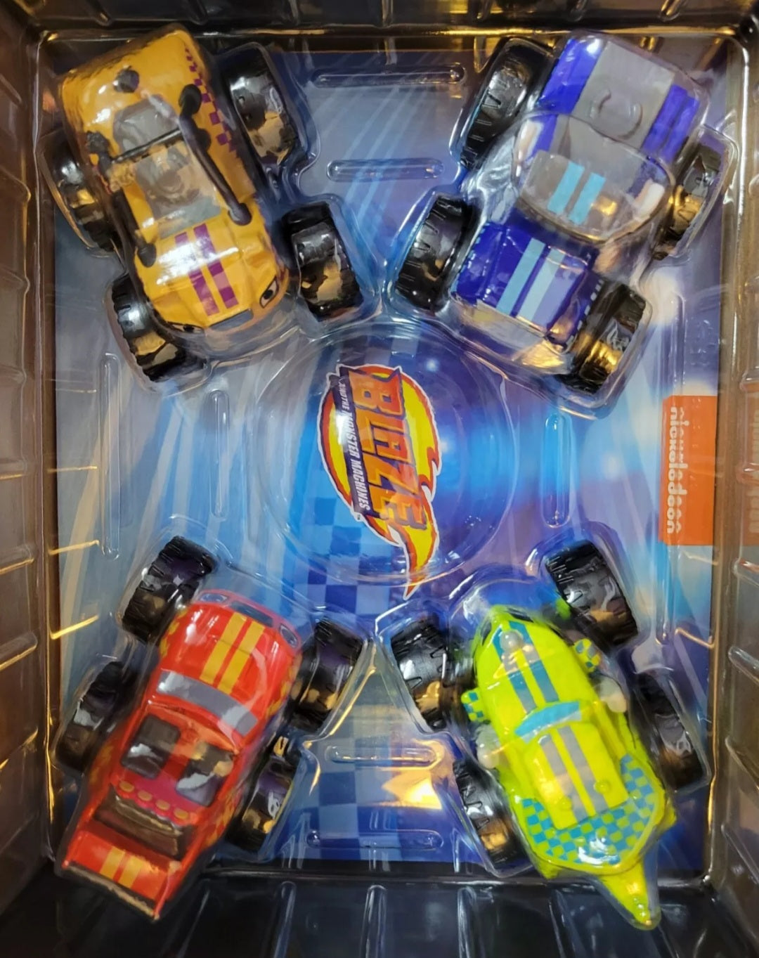 DURABLE Blaze & The Monster Machines Boxed Set Of 4 Fisher Price Diecast Ages 3+