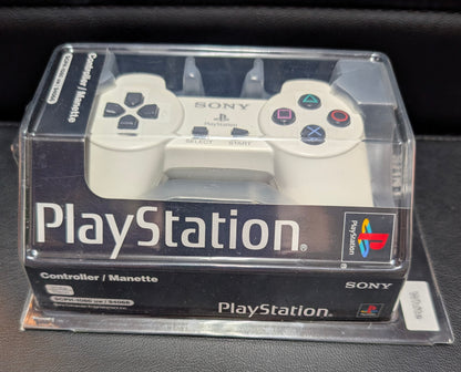 Sony PlayStation PS1 Controller SCPH-1080 UW (1994) | White | Complete in Box (CIB) | Open Box | Rare