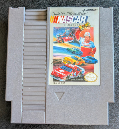 Bill Elliott's NASCAR Challenge (1991) - Nintendo NES | Authentic | Cleaned &amp; Tested + Protection Sleeve