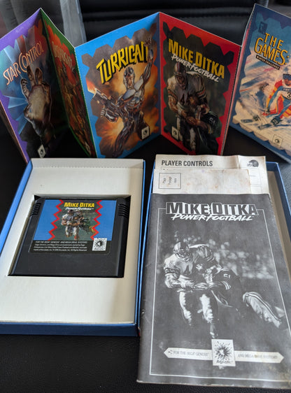 Mike Ditka Power Football - Boxed CIB (Sega Genesis) | 1992 | Sports / Football