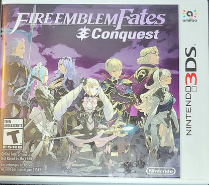 Fire Emblem Fates: Conquest - Nintendo 3DS (2016) - Great Shape!