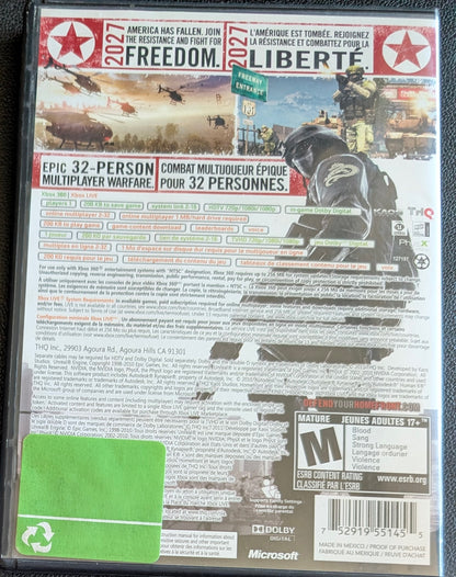 Homefront (2011) - CIB Xbox 360 | RE-Sealed