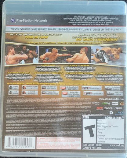 UFC Undisputed x2 09' + 10' - Sony PlayStation 3 PS3 Pre-Owned Great Shape Tested & Working