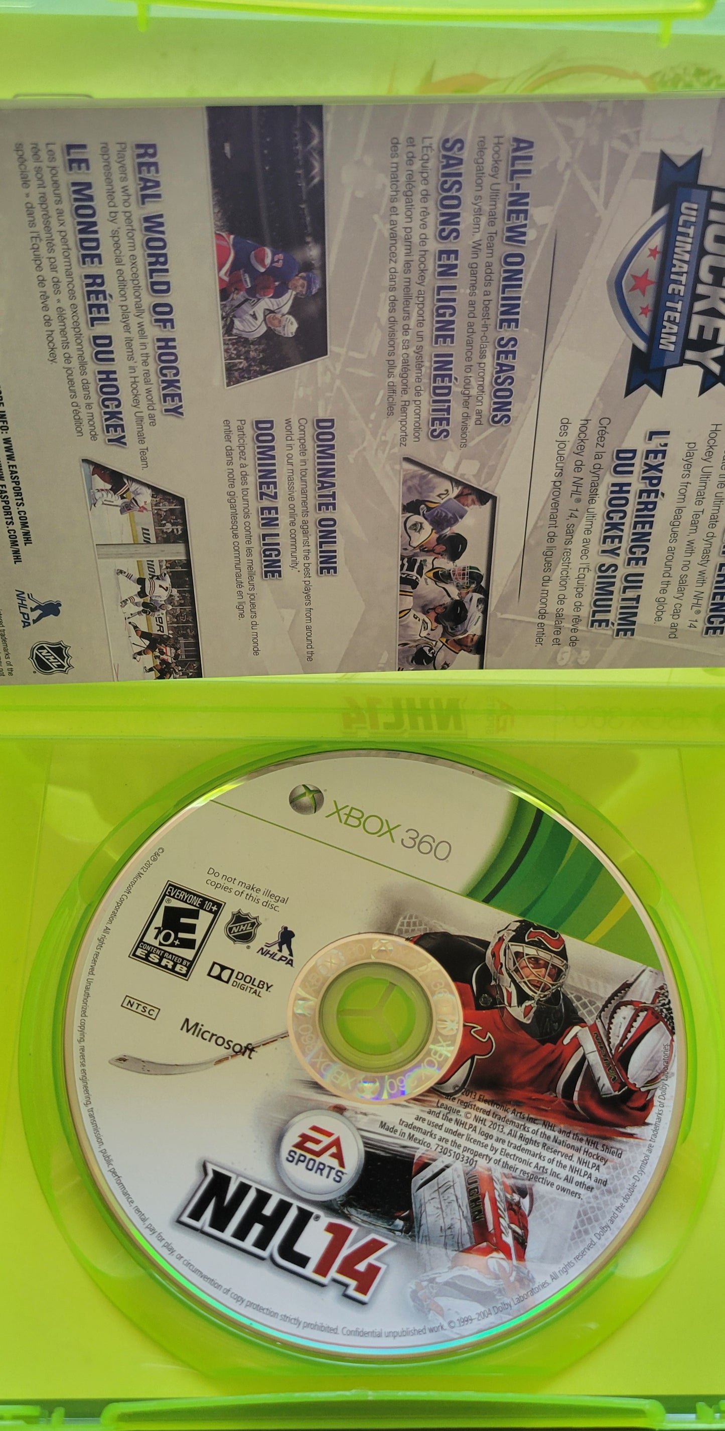 NHL 14 - Microsoft XBOX 360 - CIB Pre-Owned Great Shape Tested & Working