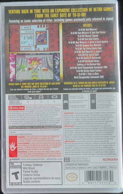 Yugioh Early Days Collection Special Edition 2 Cards Included - Nintendo Switch + Protector 2021 Brand New Factory Sealed