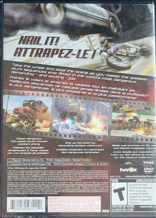 Stuntman Ignition – Sony PlayStation 2 PS2 (CIB) – Tested – Re-Sealed (2007)