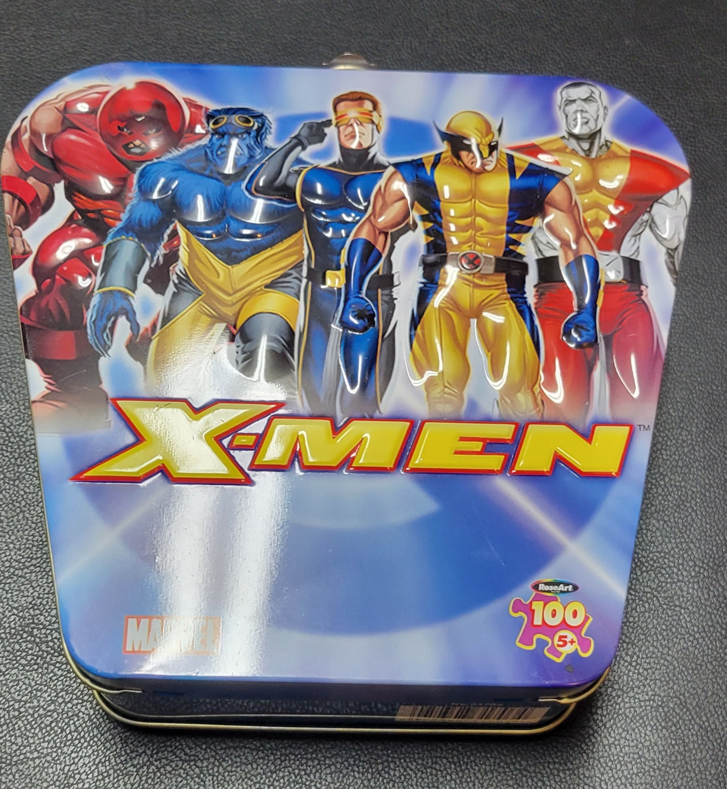 2006 Marvel X-Men Collector's 100 Piece Puzzle # 31703 Complete With Carrying Tin