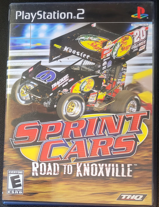 Sprint Cars: Road To Knoxville - Sony PlayStation 2 PS2 Pre-Owned Tested & Working Great Shape!
