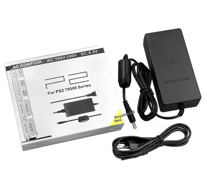 PlayStation 2 PS2 Slim Power Adapter (Aftermarket) | Power Brick & AC Cable Included | Replacement