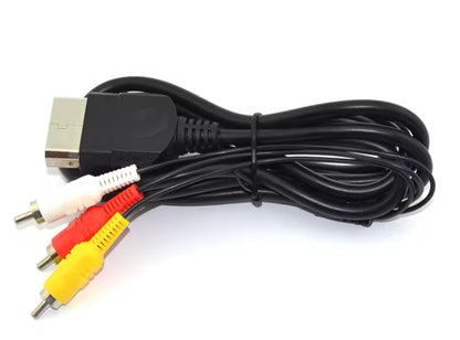 Original Xbox AV Cable (Aftermarket) | 3-Prong Composite Cable | Replacement