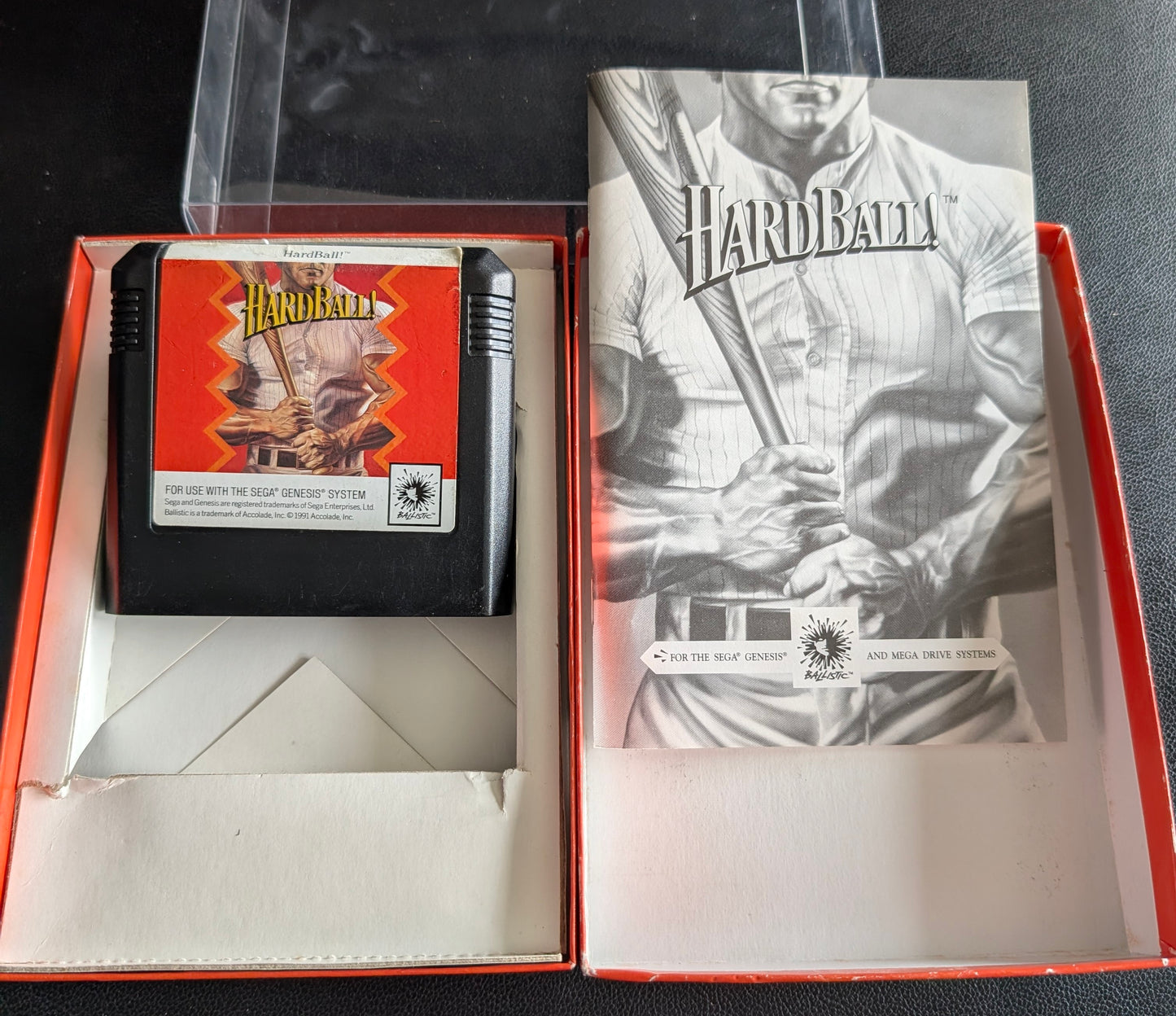 HardBall - Boxed CIB (Sega Genesis) | 1990 | Sports / Baseball