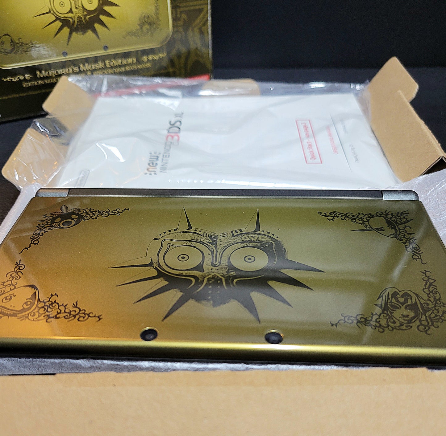 ZELDA Majora's Mask Edition 3DS XL FACTORY CIB Open Box Condition!