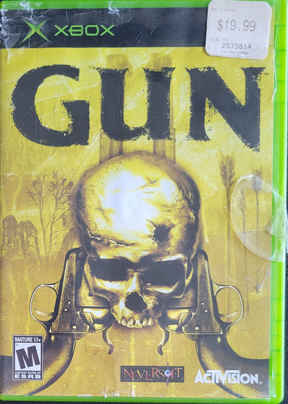 Gun - (CWB) OG Microsoft XBOX  Pre-Owned Great Shape Tested & Working CLEAN DISC