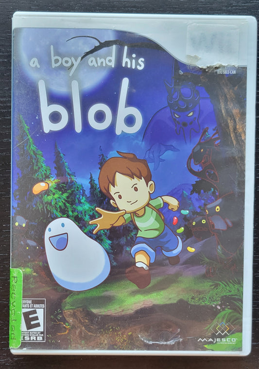A Boy & His Blob - Nintendo - 2009 Wii - Entertainment System CIB Clean Disc Tested & Working