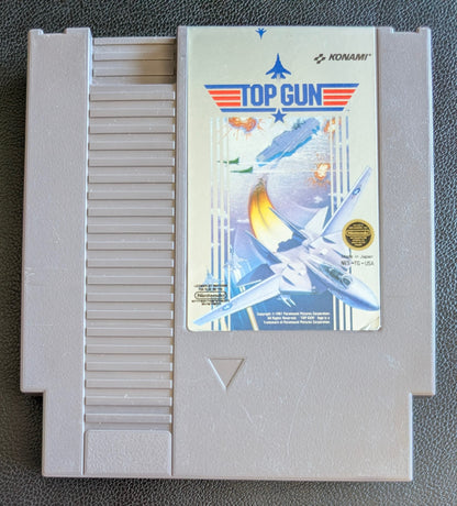 Top Gun (1987) - Nintendo NES | Authentic | Cleaned & Tested + Protection Sleeve
