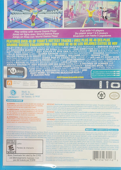 Just Dance 2015 – Nintendo Wii U CIB – RE-SEALED + Like New