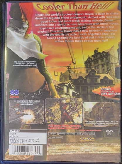 Devil May Cry 2 - Sony PlayStation 2 PS2 Pre-Owned Tested & Working Great Shape!0