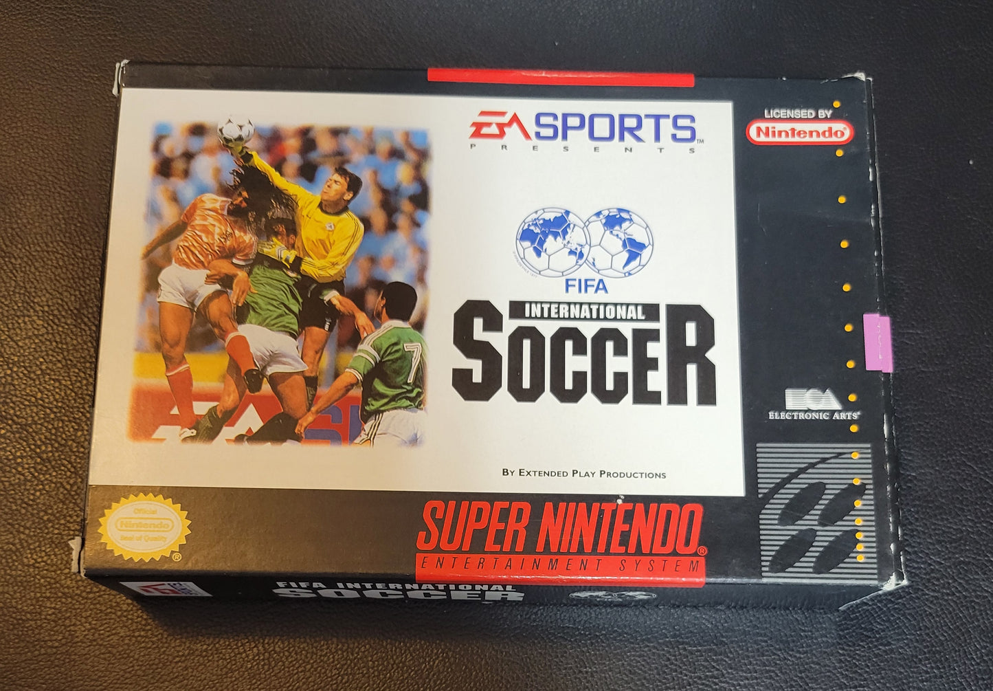 FIFA International Soccer (SNES) - Super Nintendo Ent. IMMACULATE Condition FACTORY PLASTIC - (CIB)