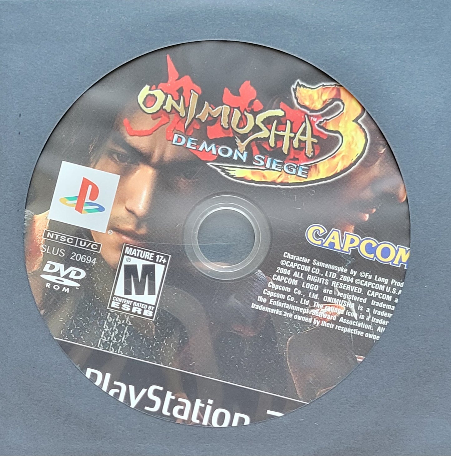 Onimusha 3: Demon Seige - Sony PlayStation2 Ps2 (Disc Only) - Used Condition