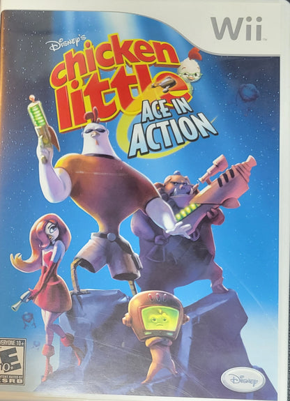 Chicken Little: Ace in Action – 2006 Nintendo Wii CIB Re-Sealed Clean Disc