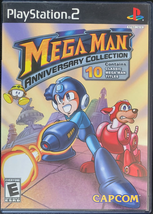 Mega Man Anniversary Collection - Sony PlayStation 2 PS2 (CIB) Pre-Owned Tested & Working Great Shape!