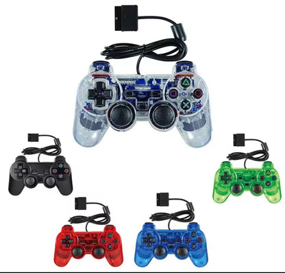 PlayStation 1 PS1 / PlayStation 2 PS2 DualShock Controller (Aftermarket) | Adapter Included | Multiple Colors