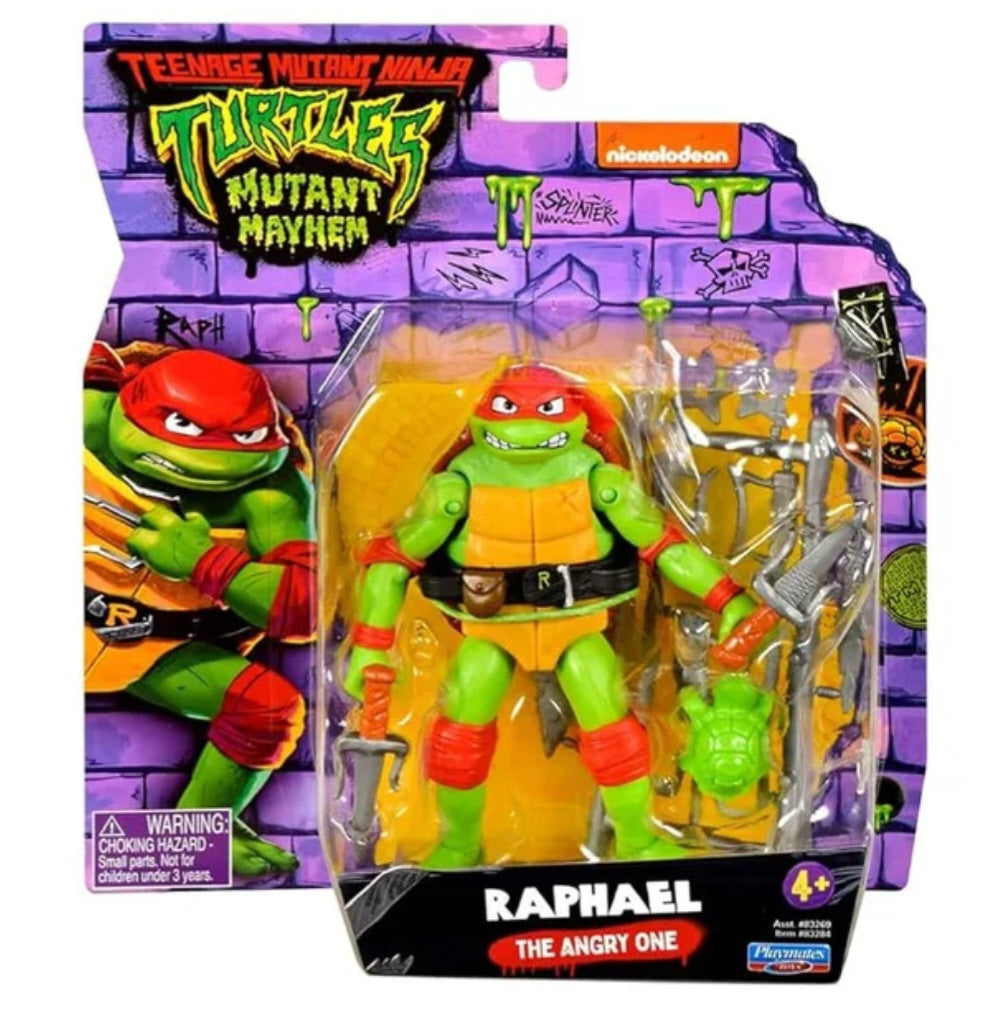 4.5" TMNT Action Figures Boxed Set Of 4 to Choose Accessories Included COWABUNGA DUDE!