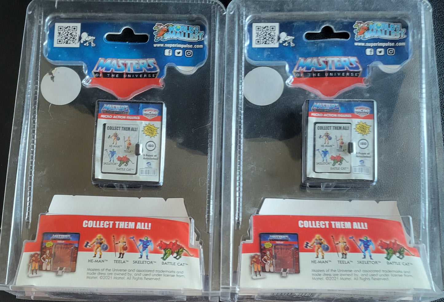 Action Micro Figures: Masters of the Universe - Teela + Collector’s Case (Set of 2) – Brand New / Factory Sealed