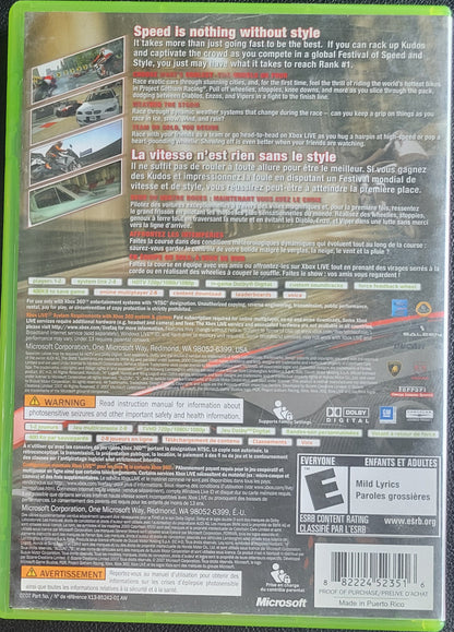 SEALED Project Gotham Racing 4 - (NEW) - Microsoft XBOX 360 - GREAT SHAPE