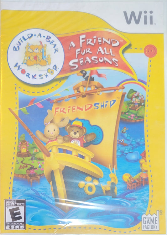 Build-A-Bear Workshop: A Friend Fur All Seasons – Nintendo Wii CIB – SEALED + Tested & Working
