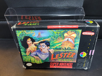 Lester The Unlikely (SNES) - Super Nintendo Ent. Great Condition - CWB Box + Protector