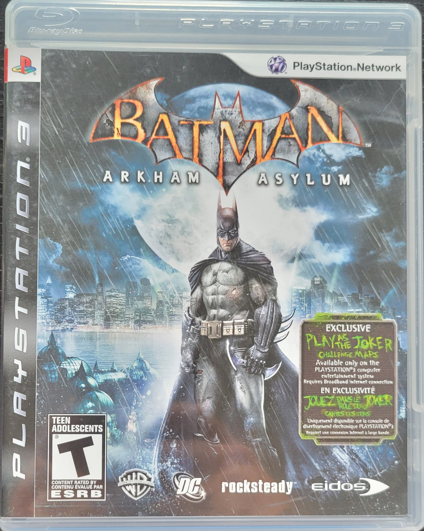 BATMAN: Arkham Asylum - 2013 Sony PlayStation 3 PS3 Pre-Owned Great Shape Tested & Working